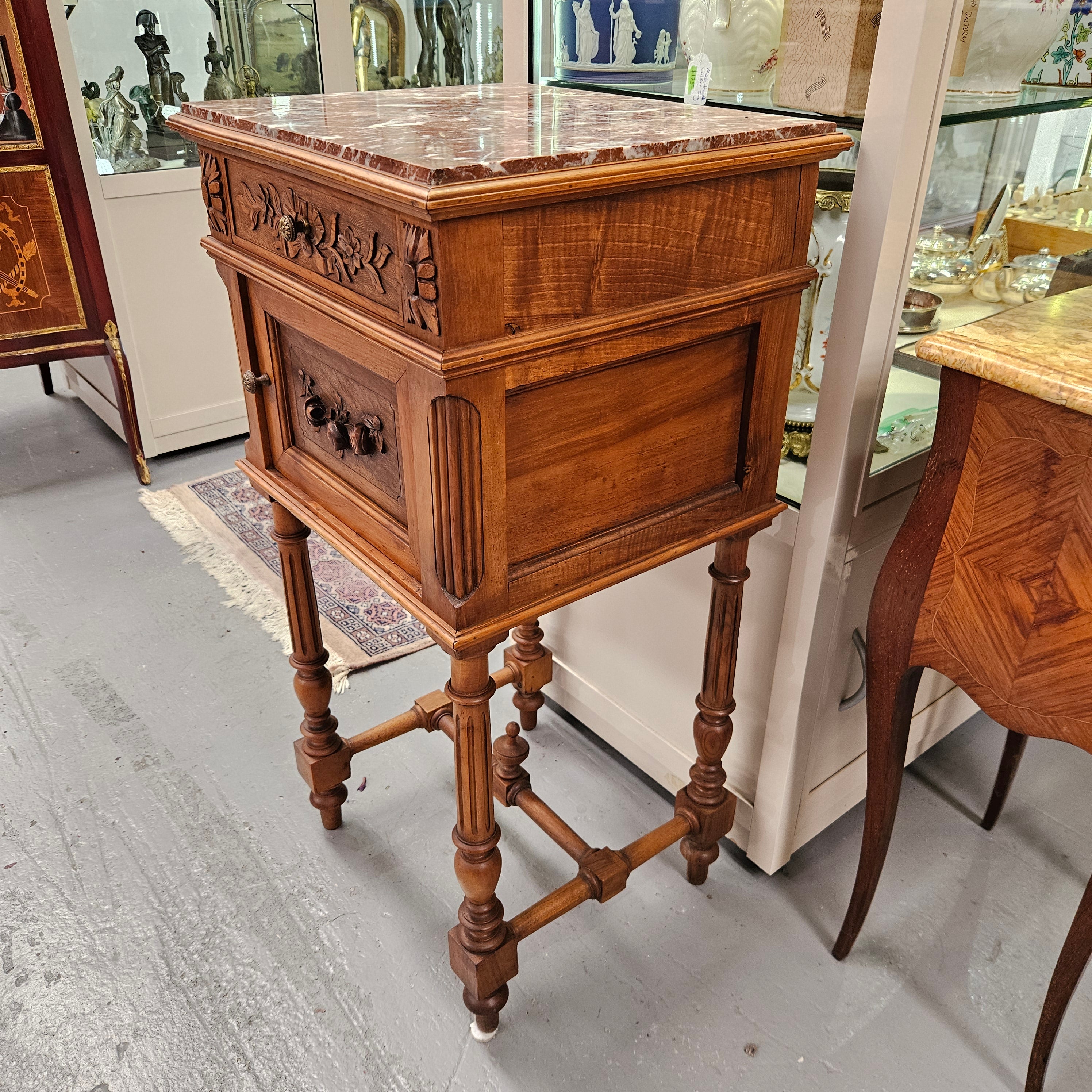 Louis XVI Style Single Bedside Table | Antique & Vintage | Moonee Ponds Antiques | Australia Wide Delivery