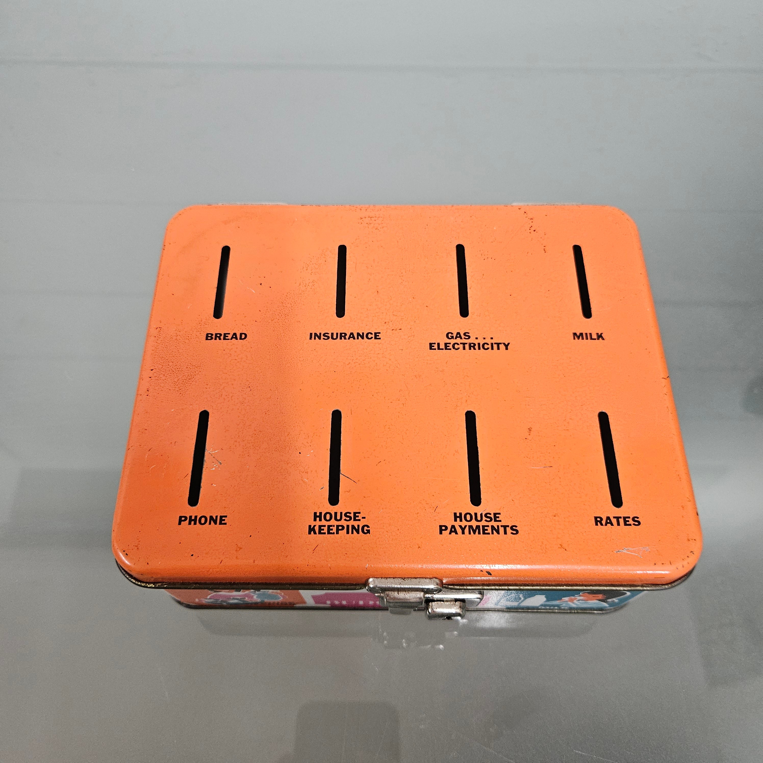 Vintage Willow Budget Tin | Antique & Vintage | Moonee Ponds Antiques | Australia Wide Delivery
