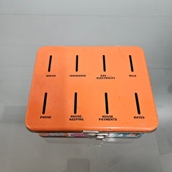 Vintage Willow Budget Tin | Antique & Vintage | Moonee Ponds Antiques | Australia Wide Delivery