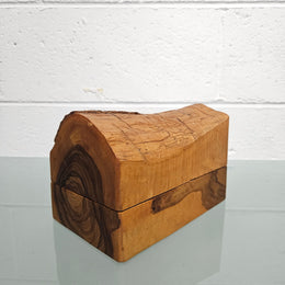 Rustic Hand Carved (Maple) Trinket Box