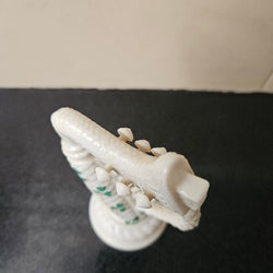 Stunning Belleek Harp with Shamrock Pattern | Antique & Vintage | Moonee Ponds Antiques | Australia Wide Delivery