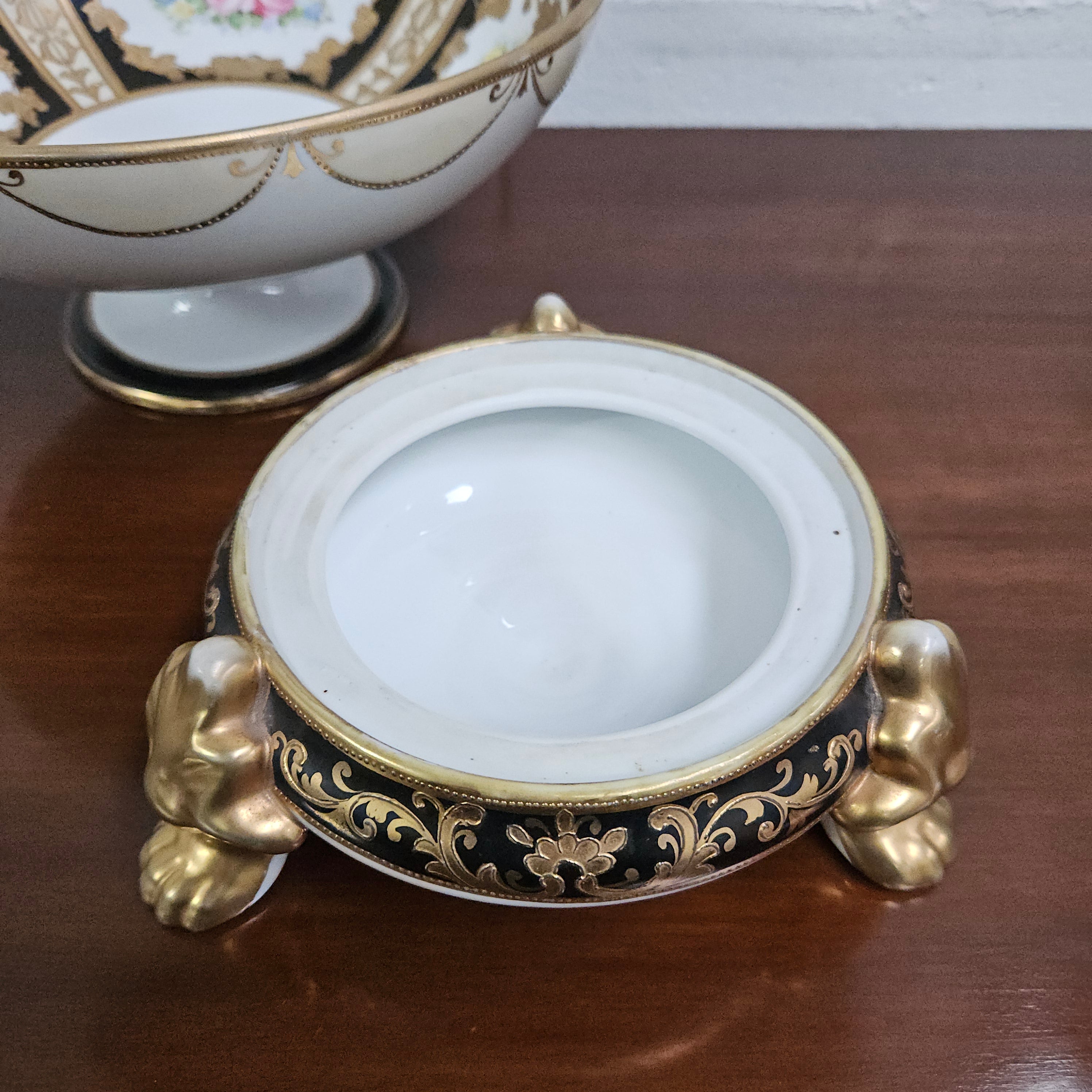 Noritake Antique Bowl on Stand | Antique & Vintage | Moonee Ponds Antiques | Australia Wide Delivery