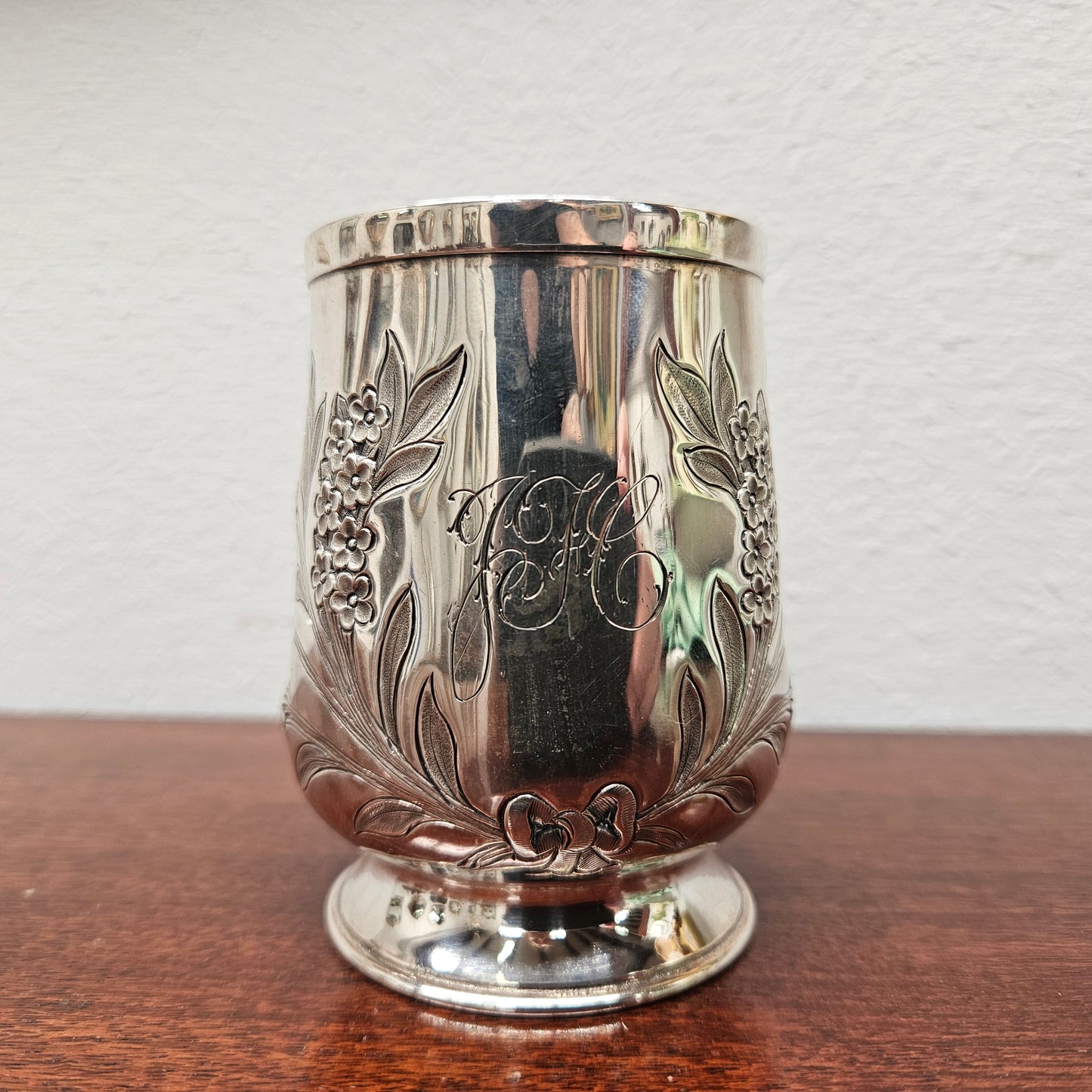 Engraved Victorian Silver Cup 1872