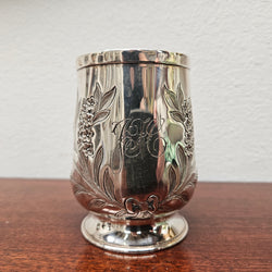 Engraved Victorian Silver Cup 1872 | Antique & Vintage | Moonee Ponds Antiques | Australia Wide Delivery