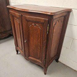 Elegant Louis XV Style French Oak Two Door Side Cupboard | Antique & Vintage | Moonee Ponds Antiques | Australia Wide Delivery
