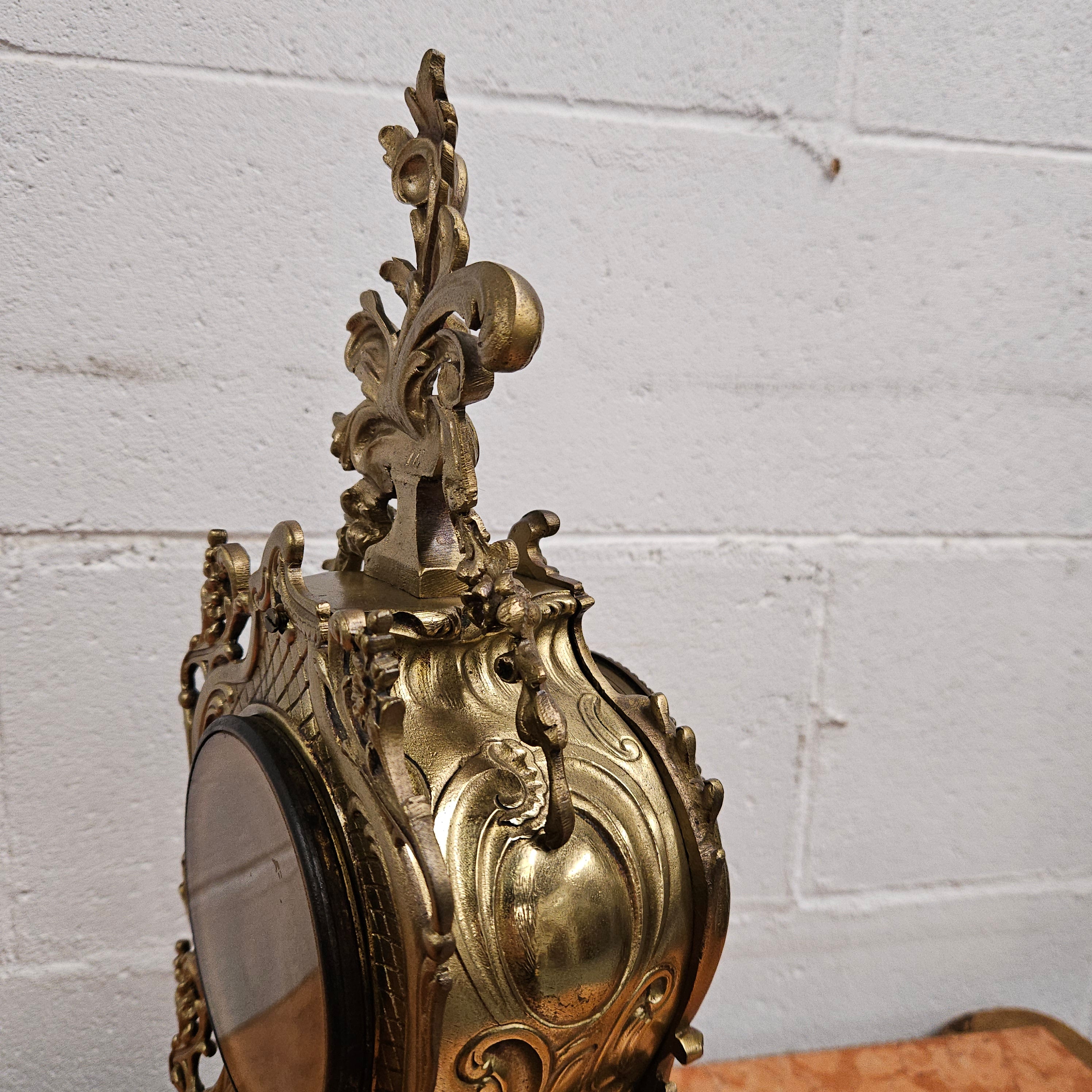 Louis XV Style French Mantle Clock | Antique & Vintage | Moonee Ponds Antiques | Australia Wide Delivery