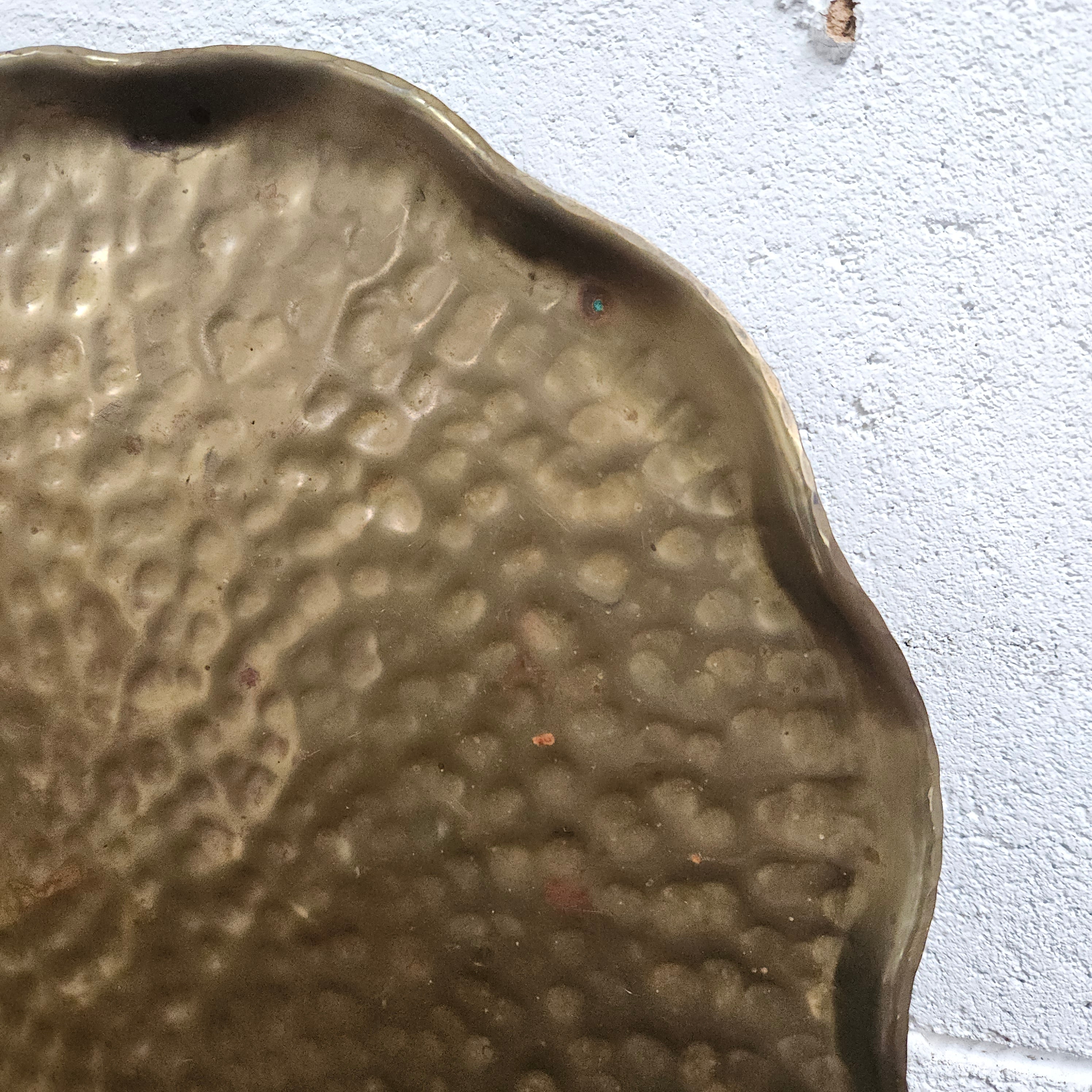 Arts & Crafts Style Handmade & Signed Copper Tray | Antique & Vintage | Moonee Ponds Antiques | Australia Wide Delivery