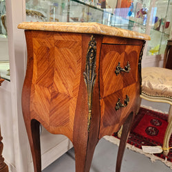 Louis XV Style Marble Top Bedside Table | Antique & Vintage | Moonee Ponds Antiques | Australia Wide Delivery