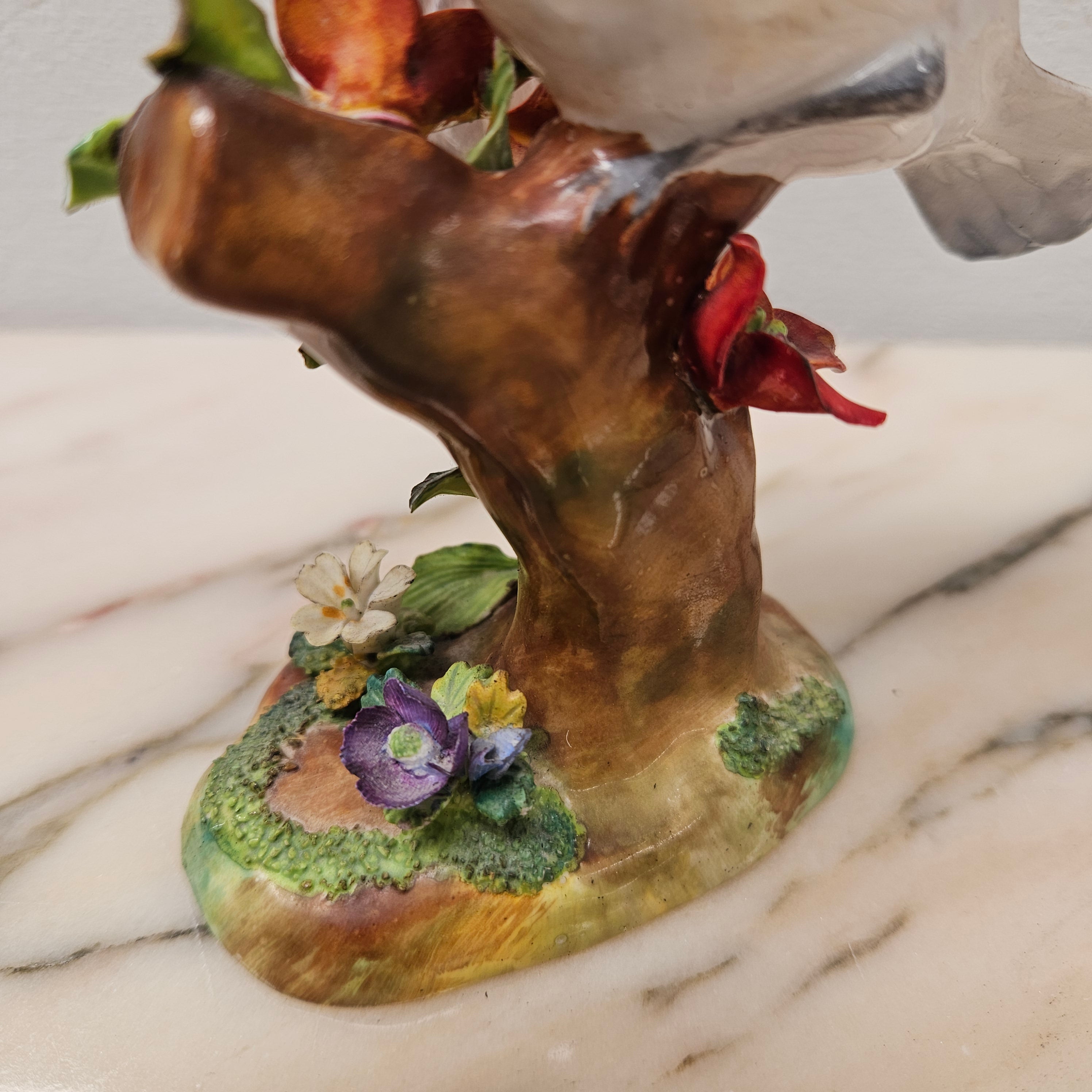 Crown Staffordshire Bird Figurine Signed J T Jones. | Antique & Vintage | Moonee Ponds Antiques | Australia Wide Delivery
