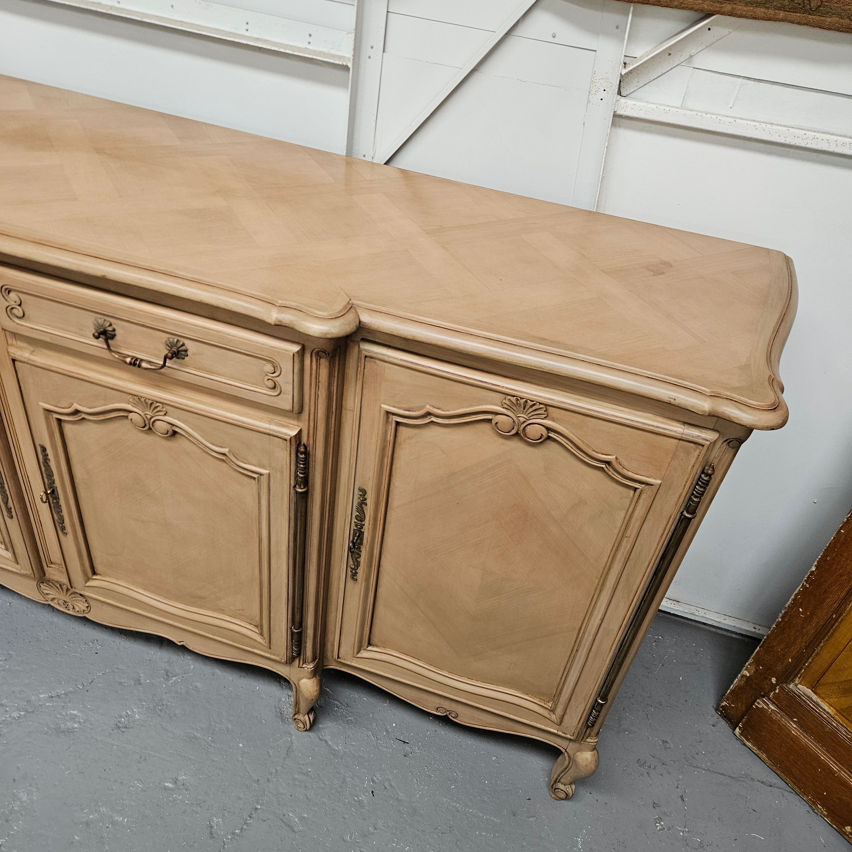 French Parquetry Large Sideboard | Antique & Vintage | Moonee Ponds Antiques | Australia Wide Delivery