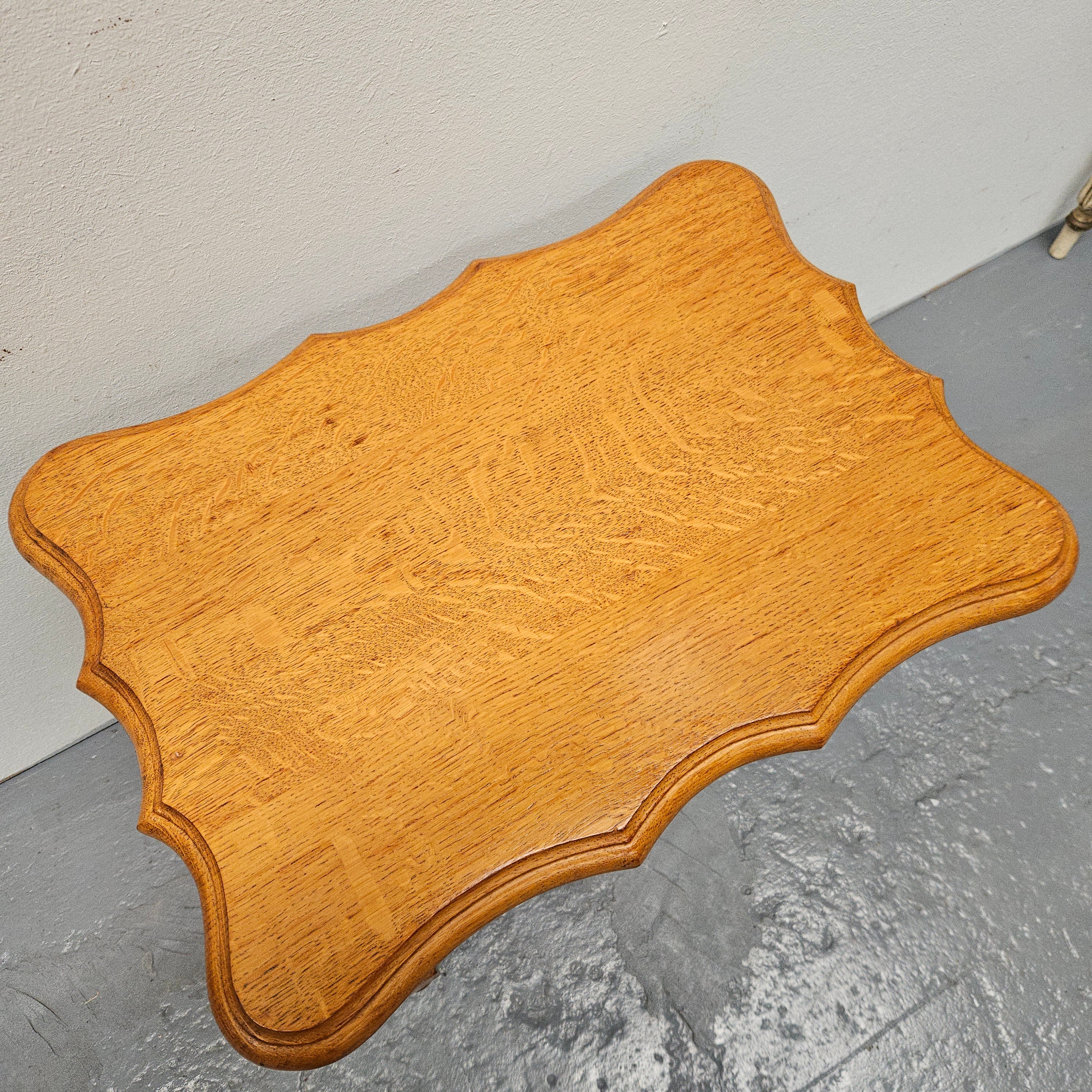 French Provincial Oak Small Side Table | Antique & Vintage | Moonee Ponds Antiques | Australia Wide Delivery