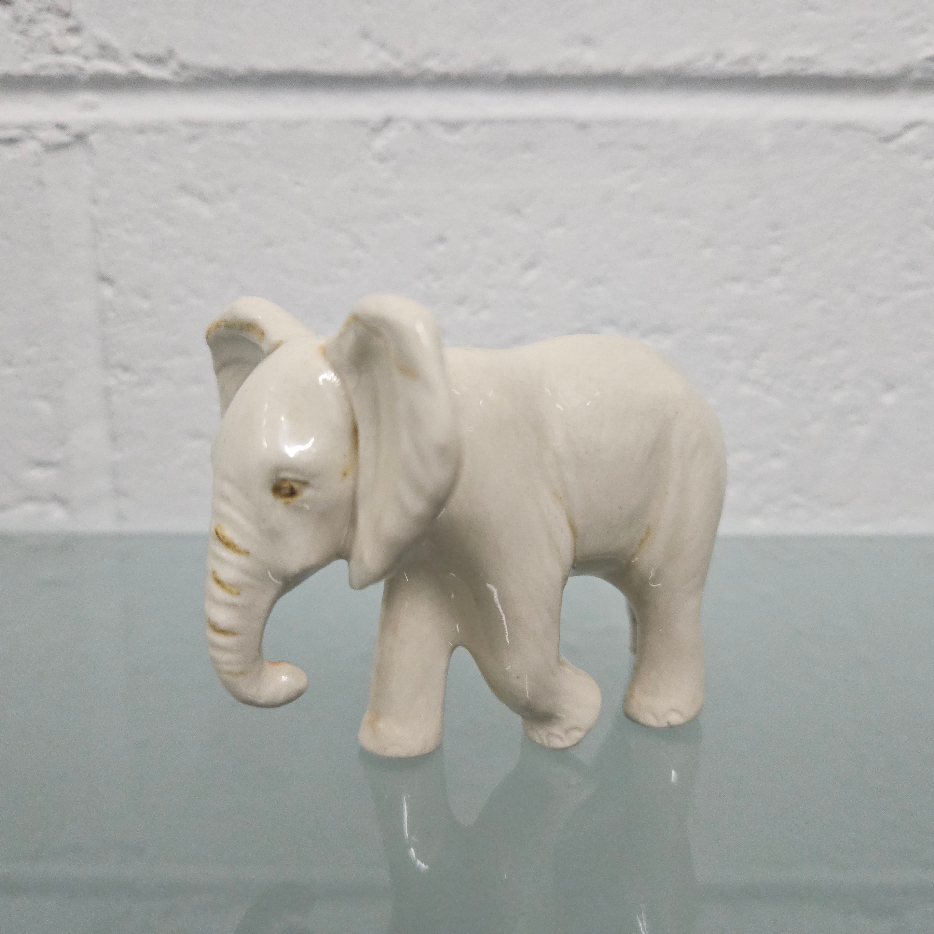 Signed Pottery Elephant | Antique & Vintage | Moonee Ponds Antiques | Australia Wide Delivery