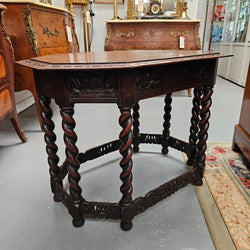 Antique Jacobean Style Centre Table | Antique & Vintage | Moonee Ponds Antiques | Australia Wide Delivery