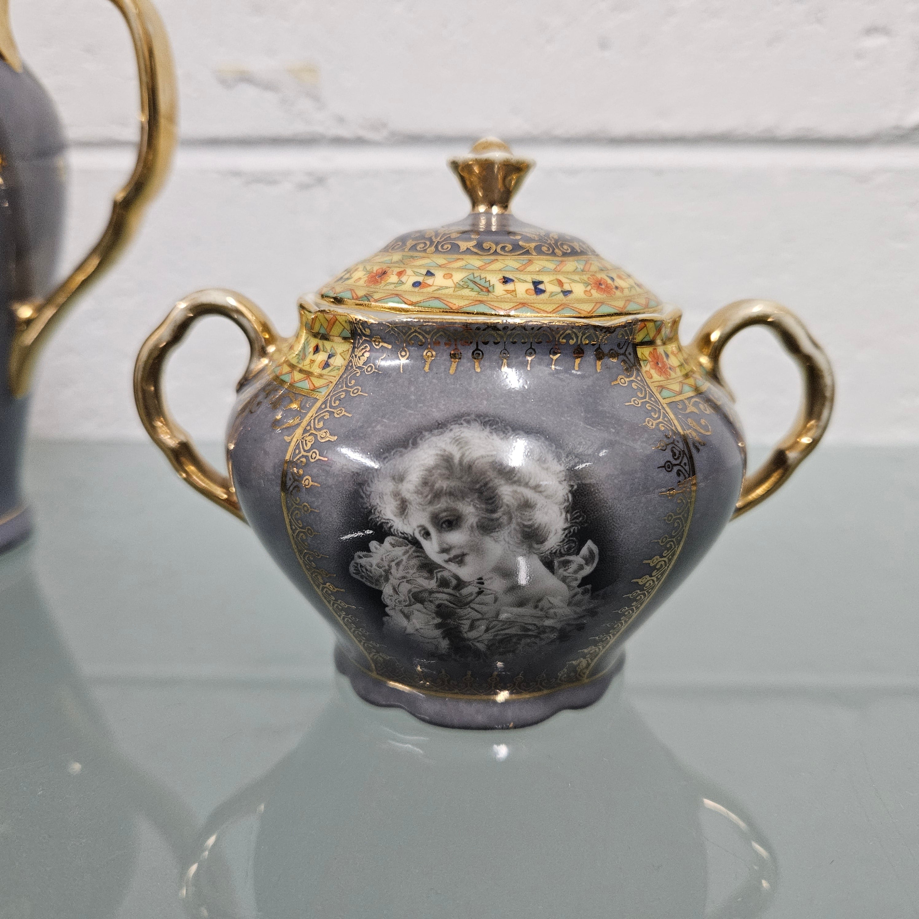 Royal Vienna (C1900) 3pce Teaset | Antique & Vintage | Moonee Ponds Antiques | Australia Wide Delivery