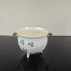 Belleek Small Cauldron Bowl | Antique & Vintage | Moonee Ponds Antiques | Australia Wide Delivery