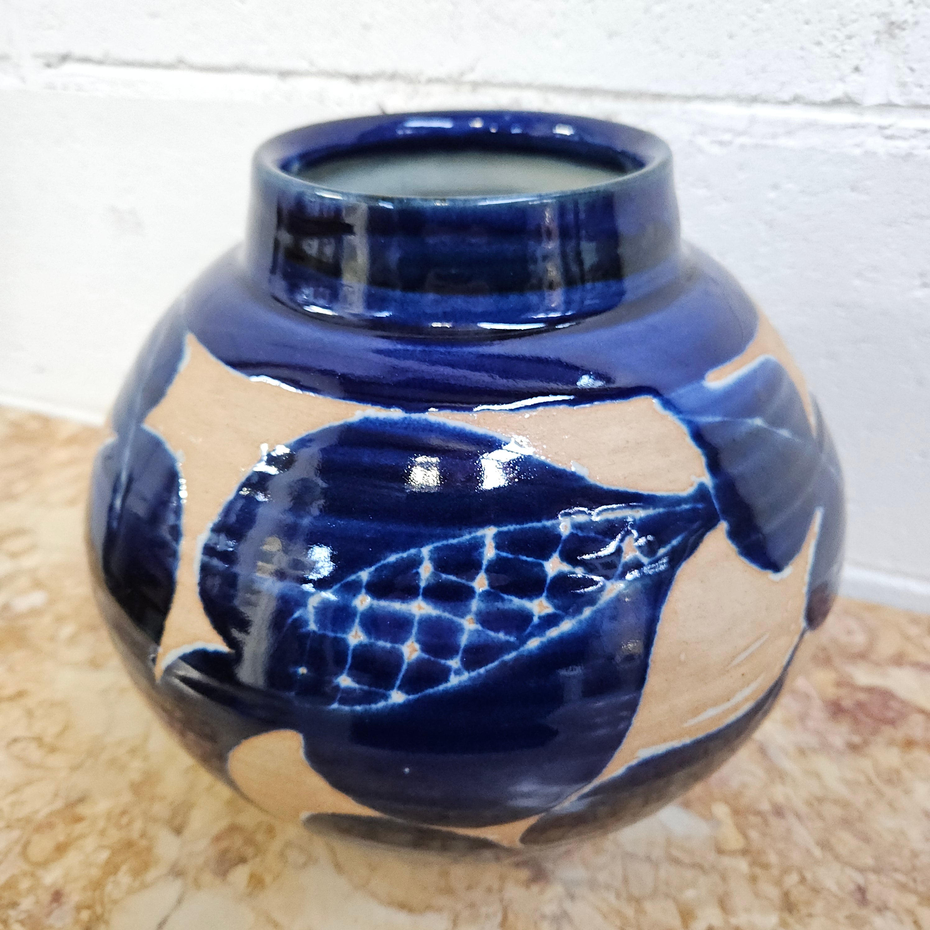 Impressive Vintage Kyoto Pottery Vase | Antique & Vintage | Moonee Ponds Antiques | Australia Wide Delivery