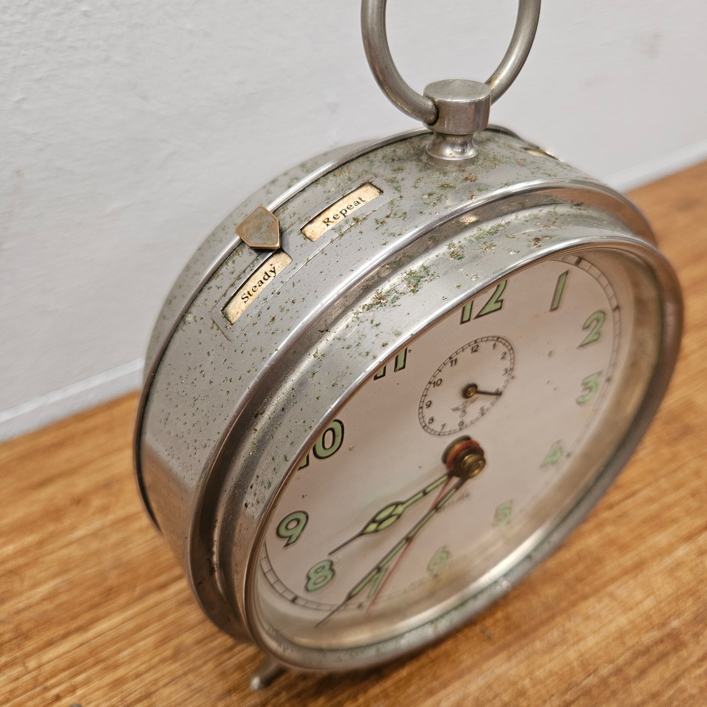 Vintage Mauthe German Alarm Clock | Antique & Vintage | Moonee Ponds Antiques | Australia Wide Delivery