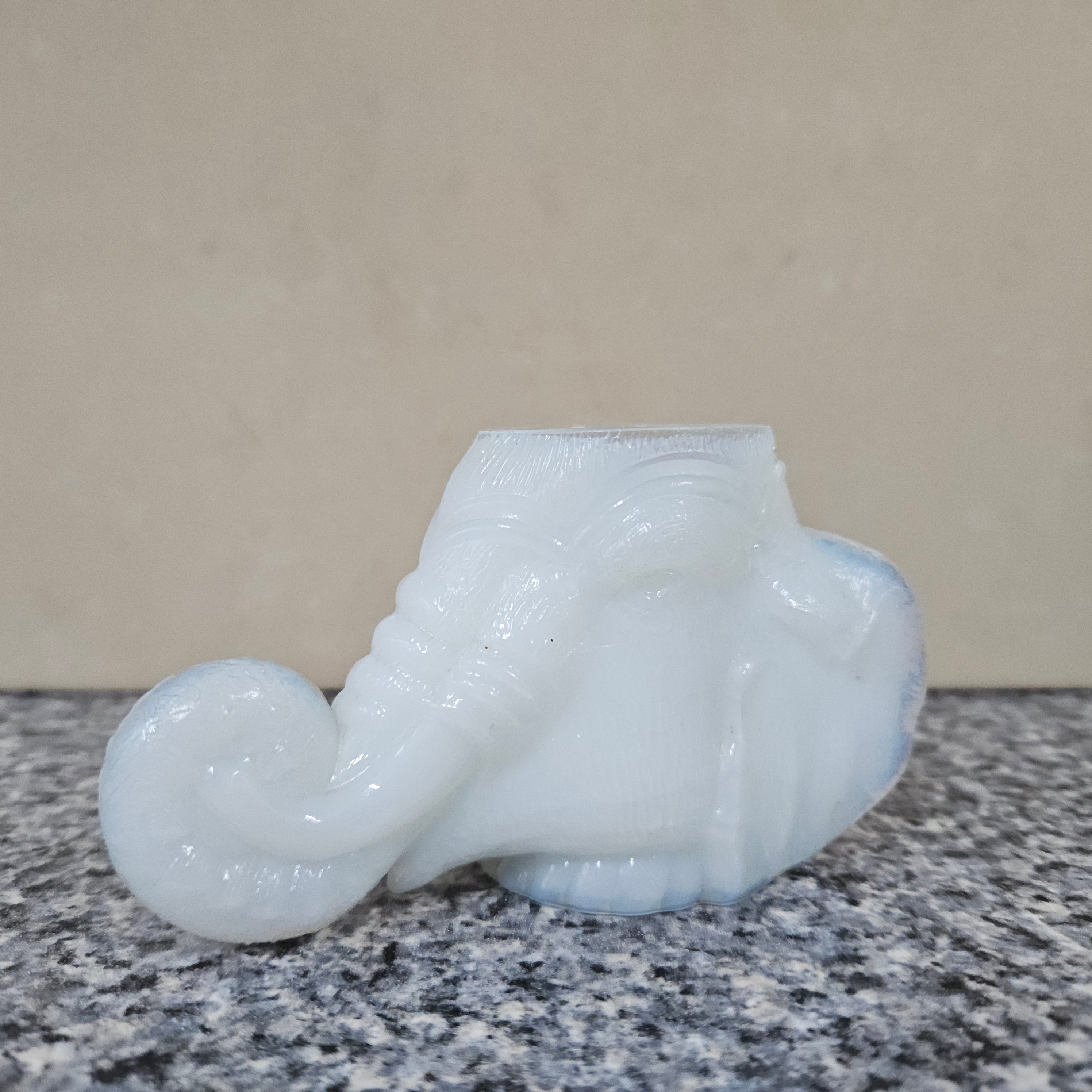 Vintage Opaline Glass Elephant