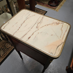Louis XVIth Style Mahogancy Side Cabinet/Bedside Moonee Ponds Antiques