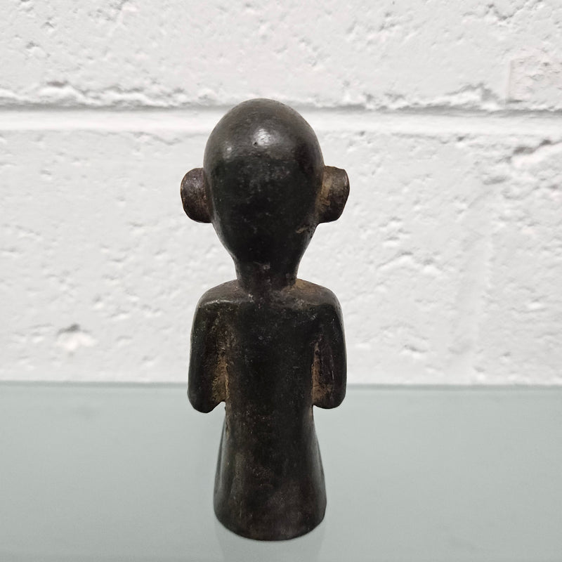 Unusual antique African bronze native figure. In good original condition. 