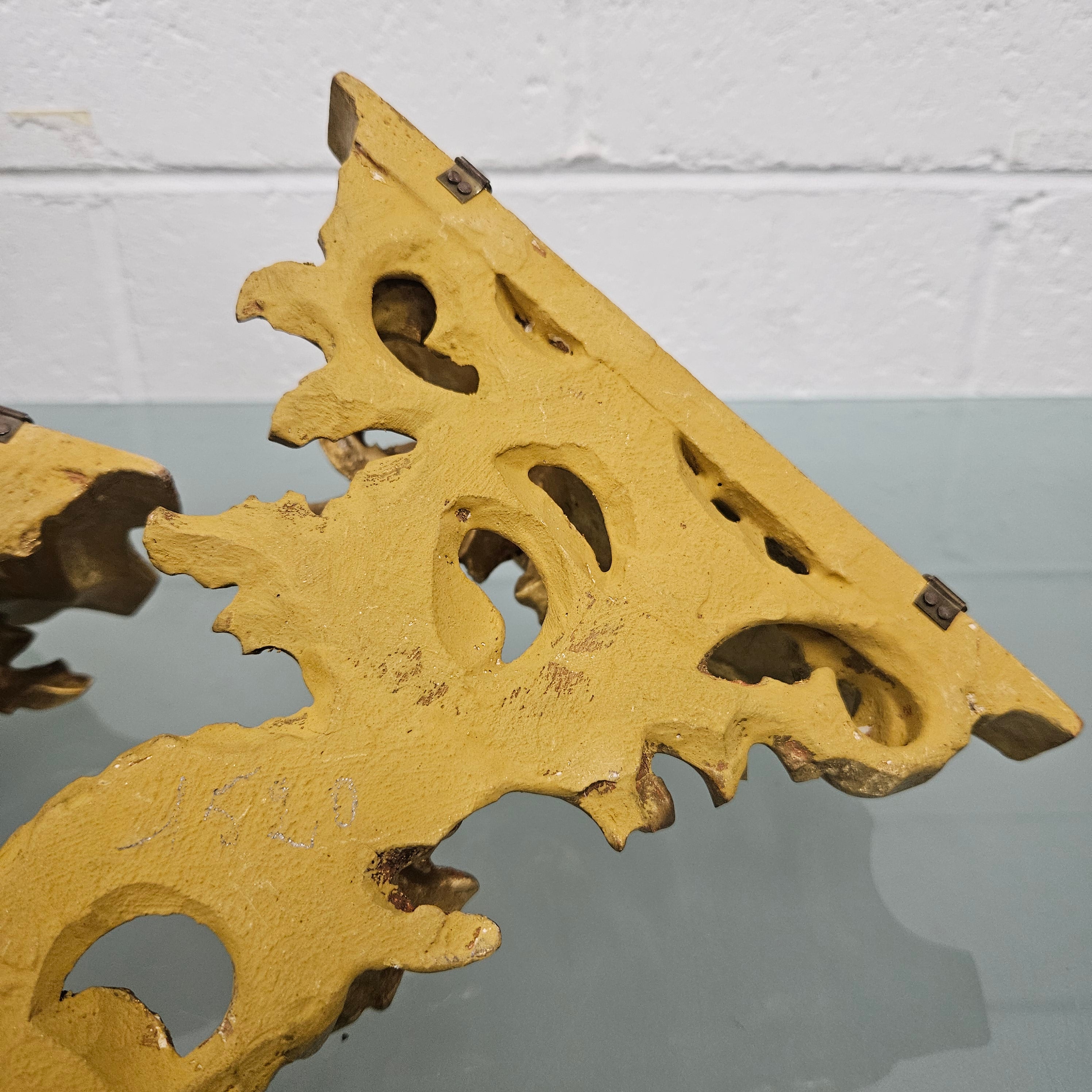 Pair Of Florentine Wall Shelf Brackets | Antique & Vintage | Moonee Ponds Antiques | Australia Wide Delivery