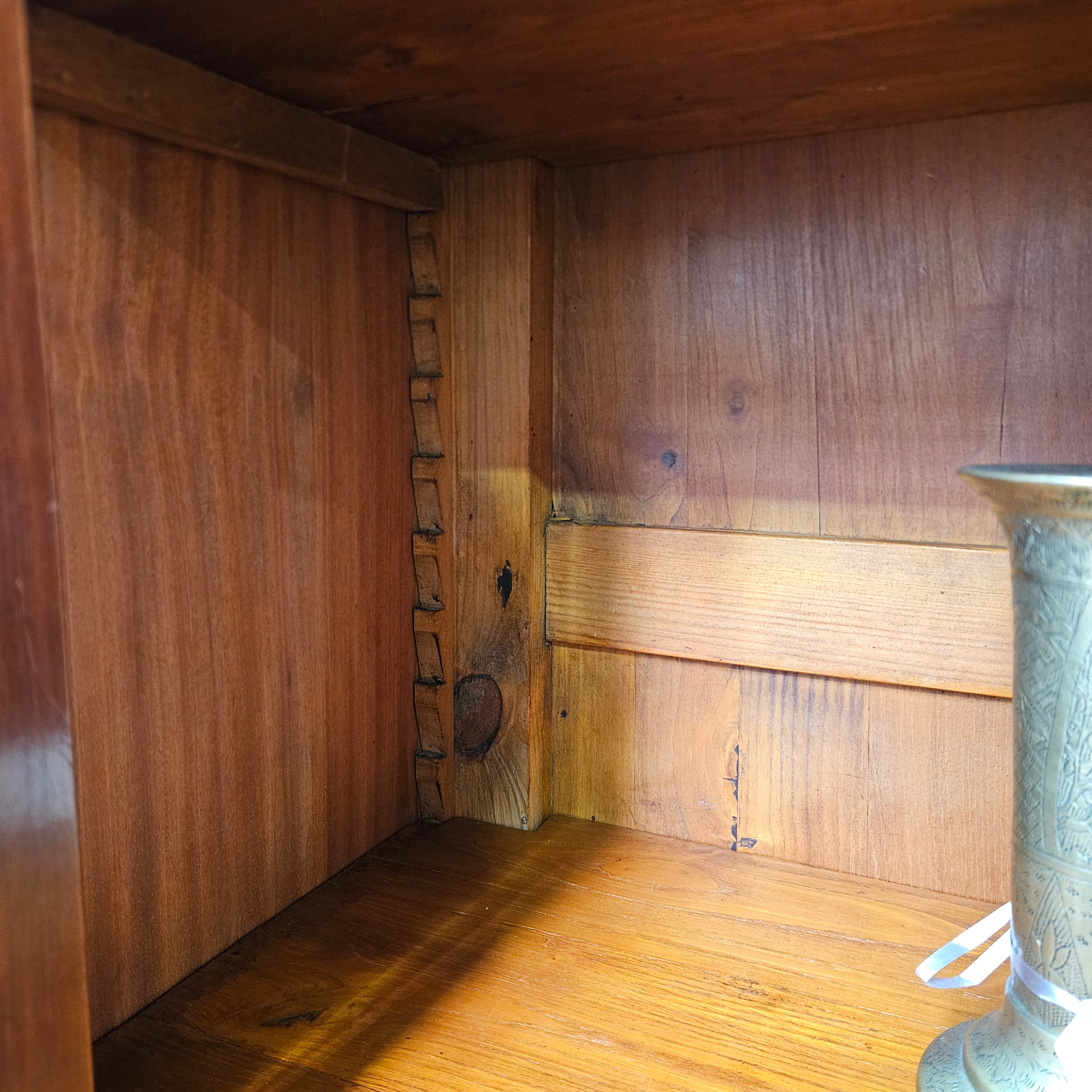 Large Empire Style Mahogany Three Door Display Cabinet