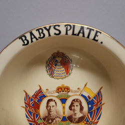 Vintage Empire Works China Commemorative Baby's Bowl | Antique & Vintage | Moonee Ponds Antiques | Australia Wide Delivery