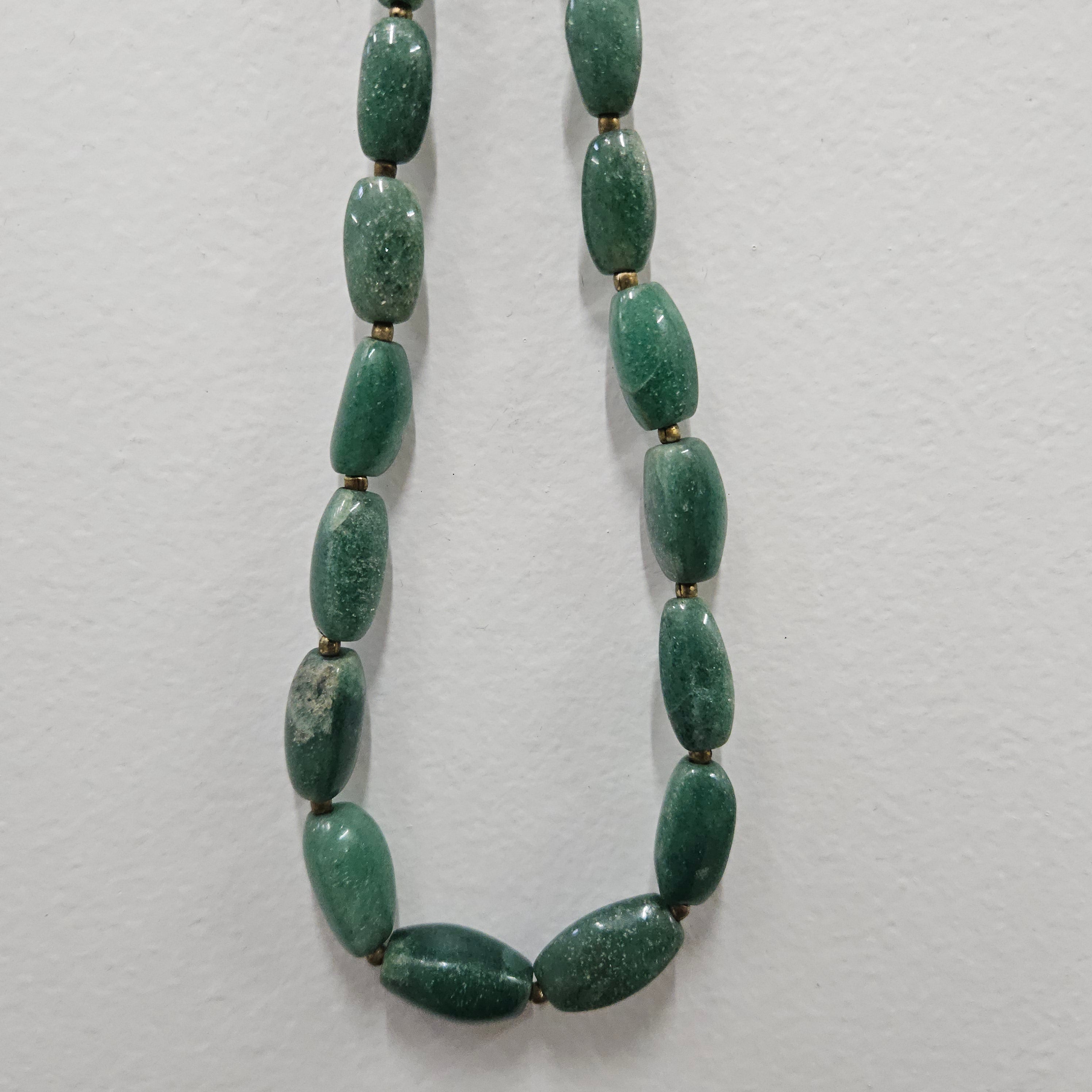 Vintage Aventurine Jade Necklace | Antique & Vintage | Moonee Ponds Antiques | Australia Wide Delivery