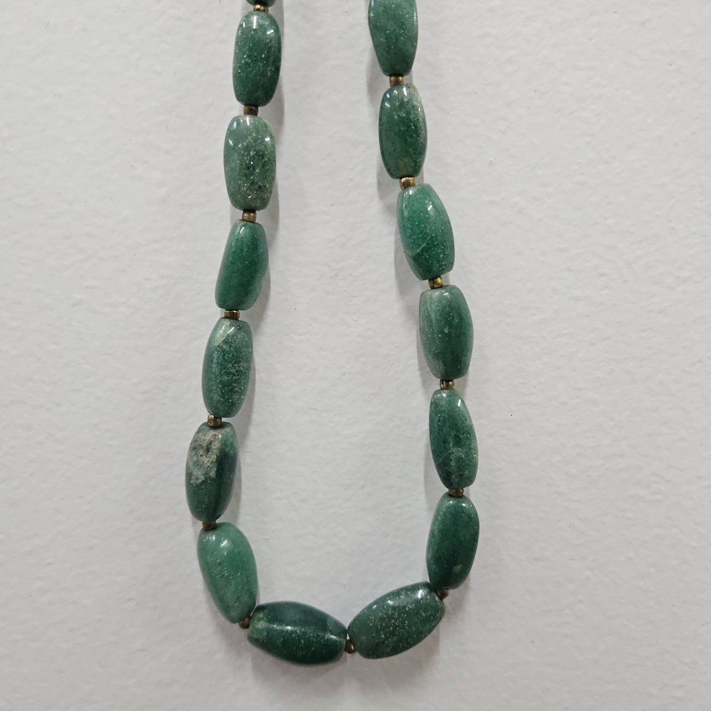 Vintage Aventurine Jade Necklace