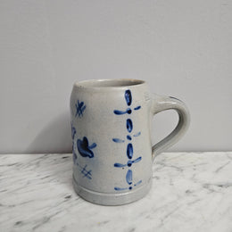 Antique Hand Decorated German Beer Stein