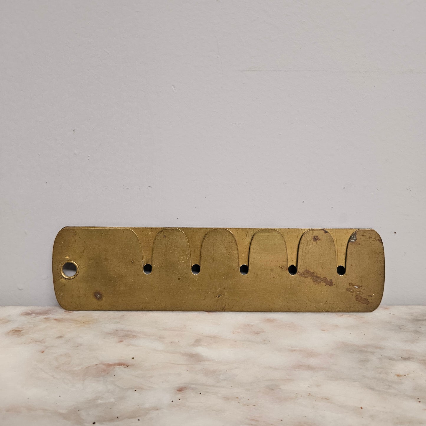 Vintage 8 Inch Brass Military Button Polisher