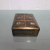 Superb Vintage Gold Embossed Leather Trinket Box | Antique & Vintage | Moonee Ponds Antiques | Australia Wide Delivery