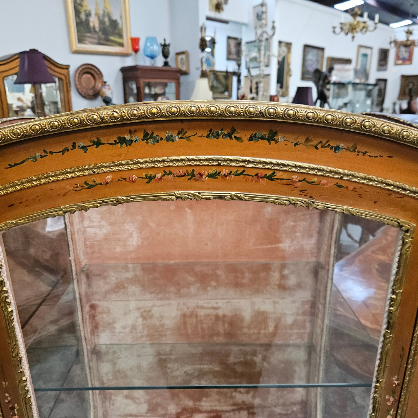 Rare 19th Century French Salon Style Vitrine