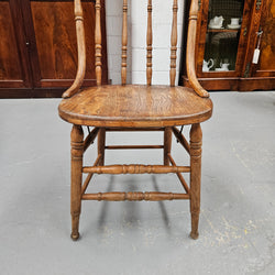 Vintage Oak Spindle Back Chair | Antique & Vintage | Moonee Ponds Antiques | Australia Wide Delivery