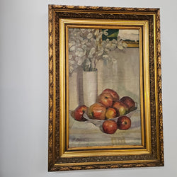 Gilt Framed Signed Oil on Canvas Still Life Painting | Antique & Vintage | Moonee Ponds Antiques | Australia Wide Delivery