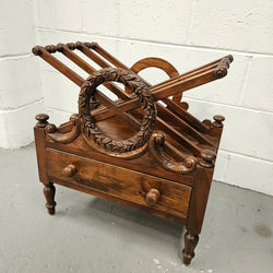 Vintage Mahogany Magazine Rack | Antique & Vintage | Moonee Ponds Antiques | Australia Wide Delivery