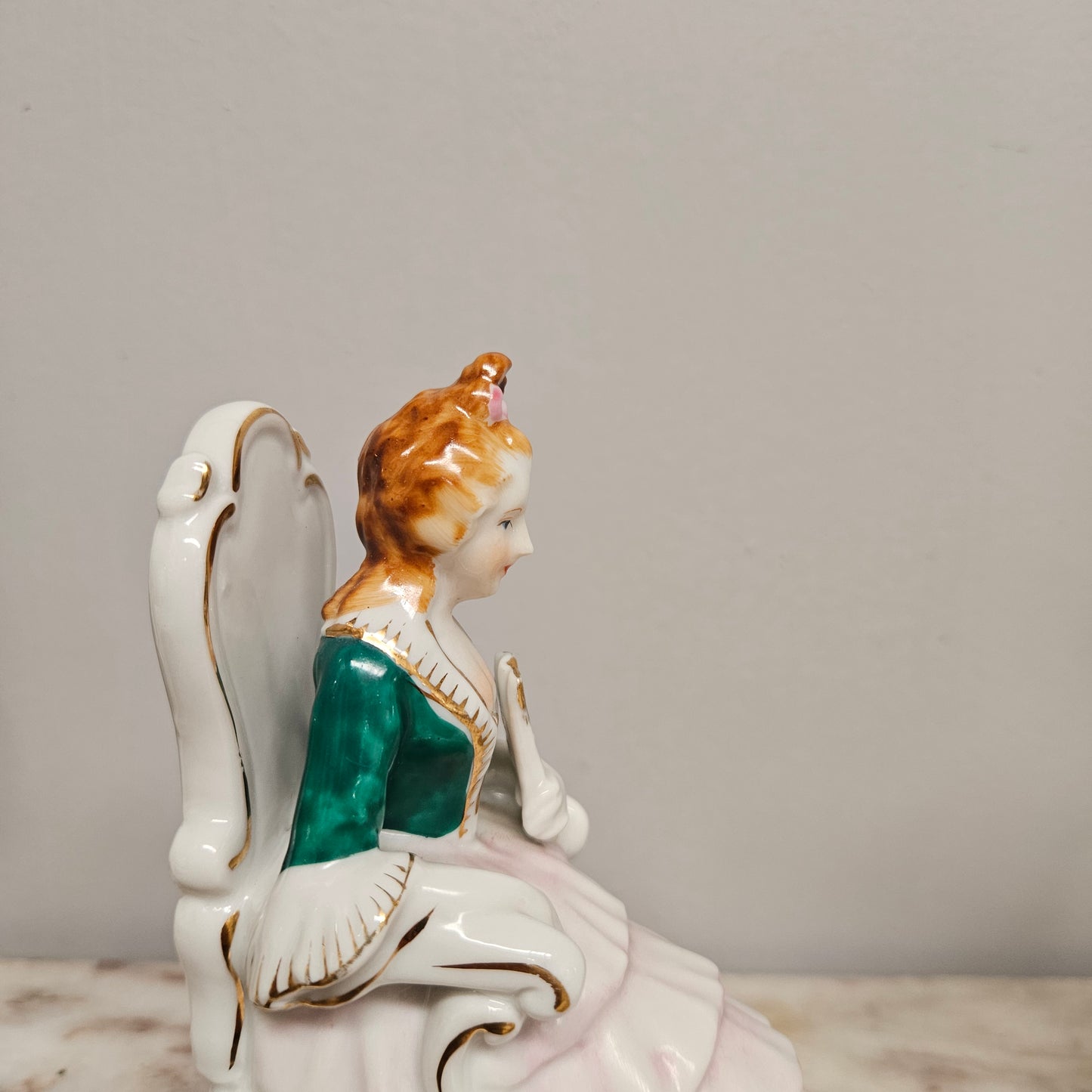 Pair of Vintage Porcelain Bookends