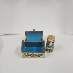 Vintage Cloisonné Treasure Box With Thimble | Antique & Vintage | Moonee Ponds Antiques | Australia Wide Delivery