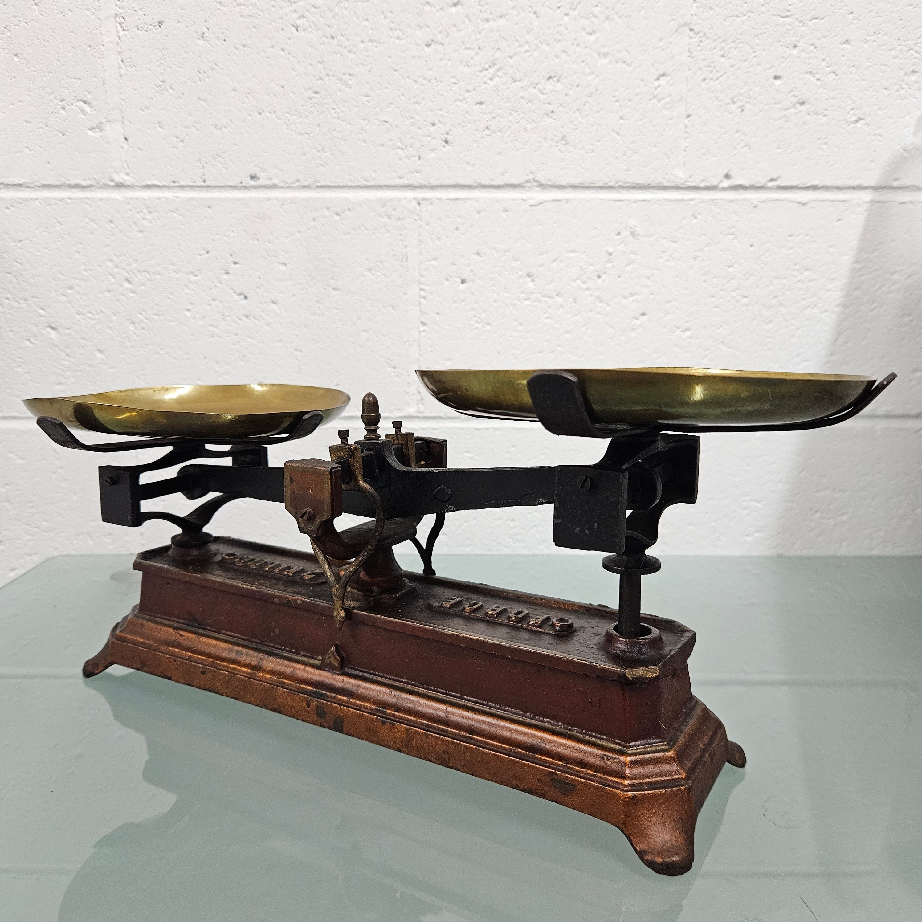 Antique 'Force' Balance Scales | Antique & Vintage | Moonee Ponds Antiques | Australia Wide Delivery