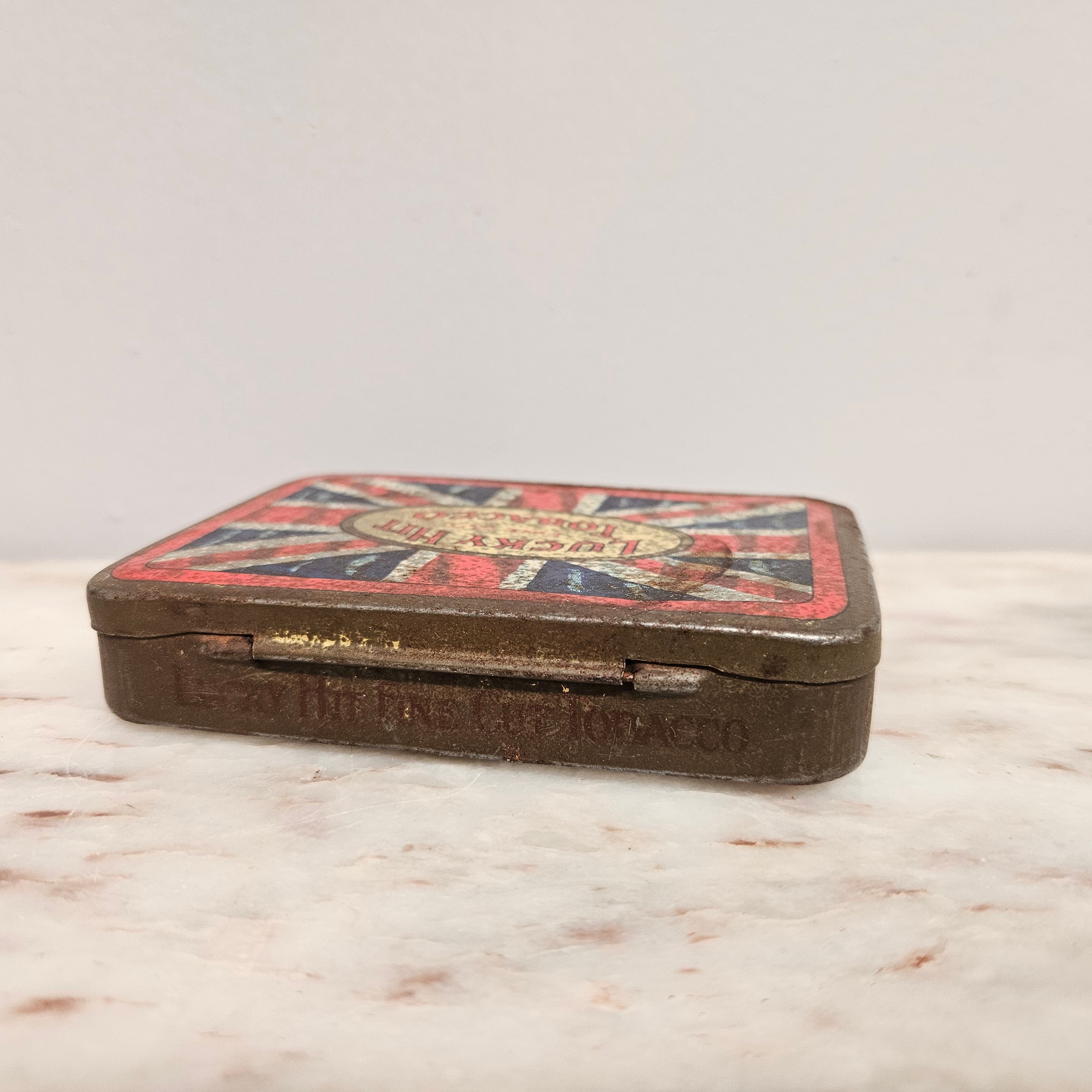 Vintage Lucky Hit Tobacco Tin | Antique & Vintage | Moonee Ponds Antiques | Australia Wide Delivery