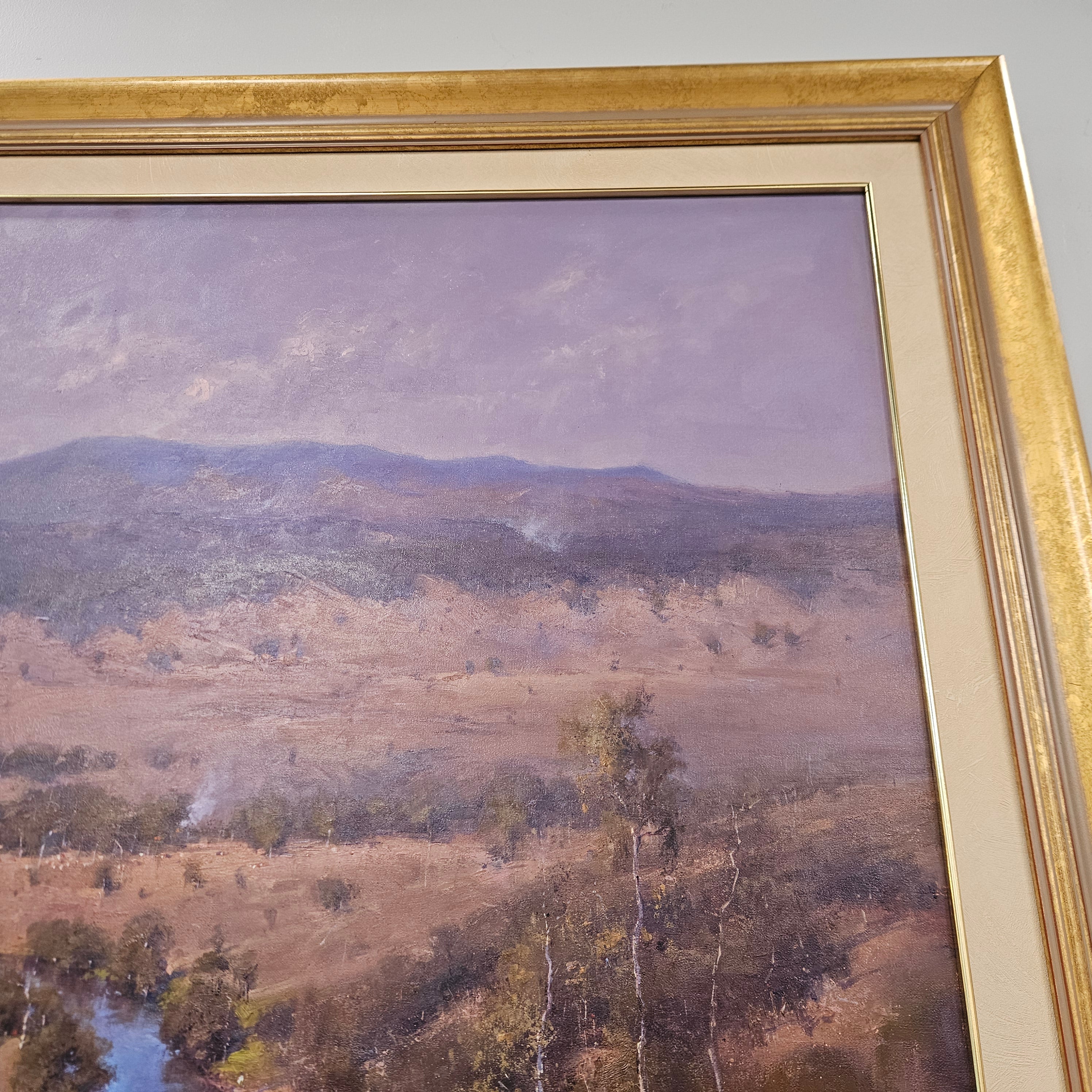 John Bredl Signed 'The Hunter Valley' Painting | Antique & Vintage | Moonee Ponds Antiques | Australia Wide Delivery