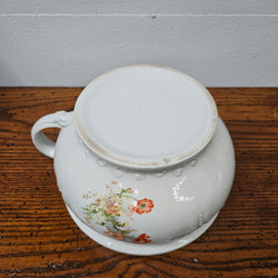 Antique Victorian White / Floral Chamber Pot | Antique & Vintage | Moonee Ponds Antiques | Australia Wide Delivery