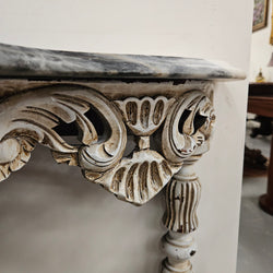 Louis XVI Style Painted Console Table With Marble Top | Antique & Vintage | Moonee Ponds Antiques | Australia Wide Delivery