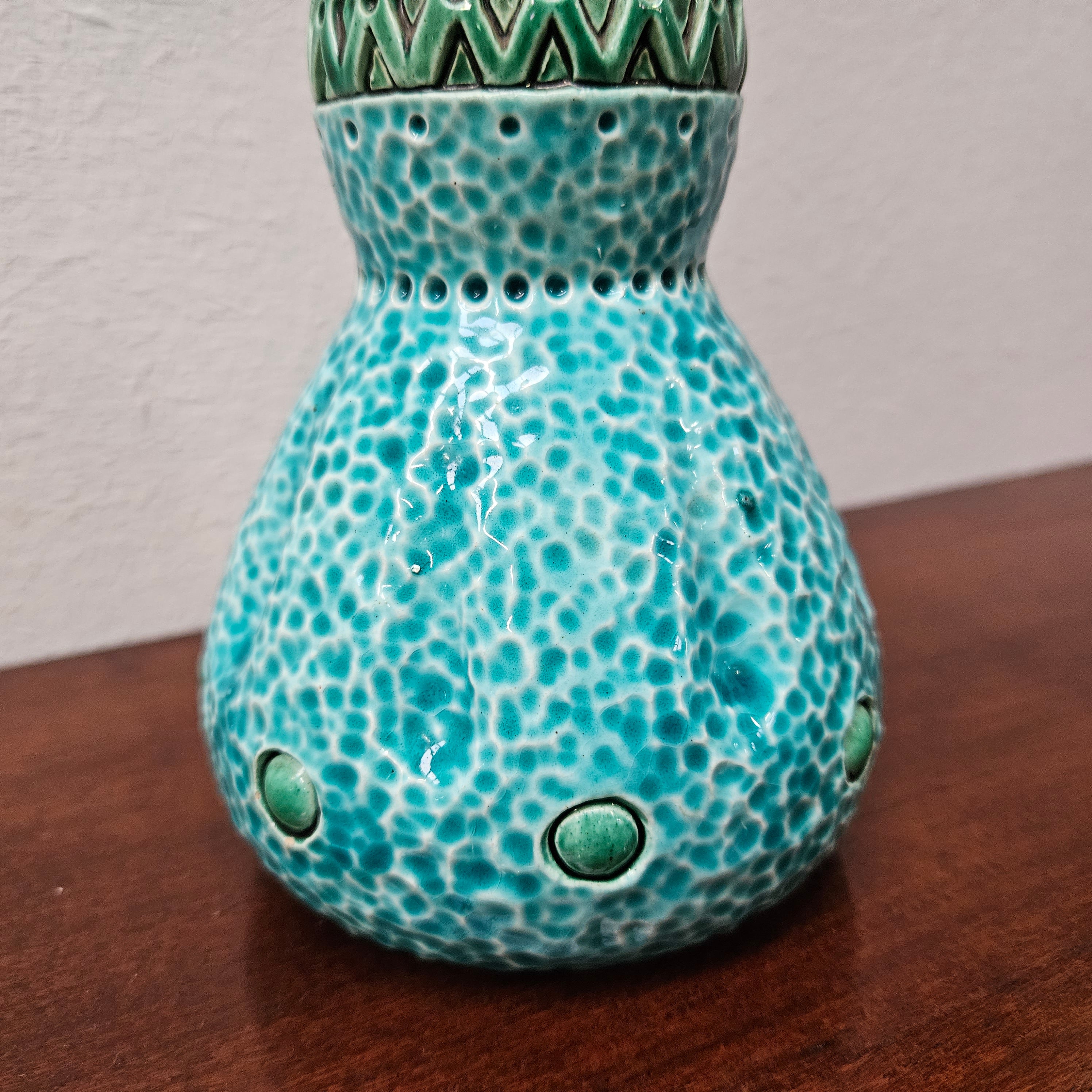 Lovely Blue/Green Austria Vase | Antique & Vintage | Moonee Ponds Antiques | Australia Wide Delivery