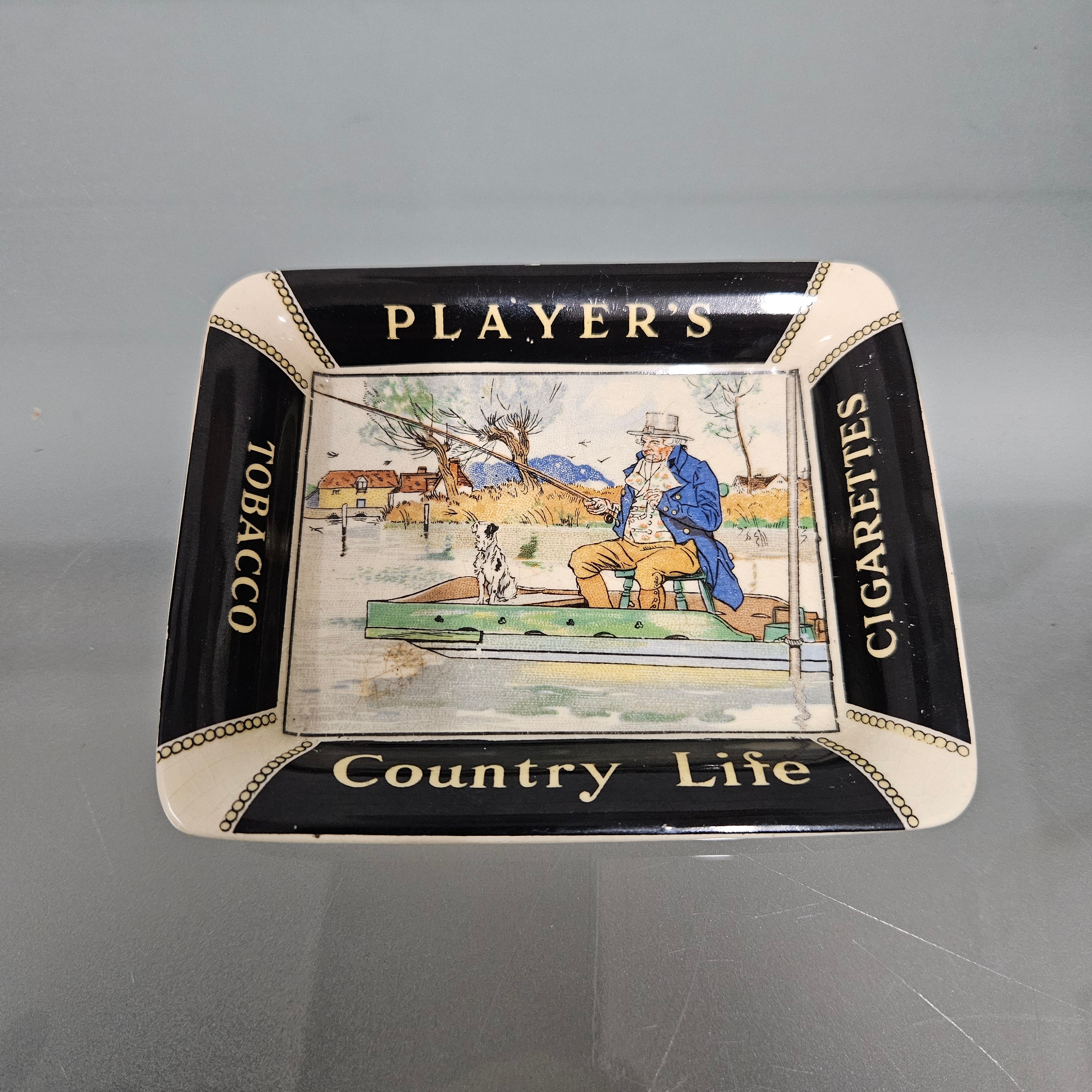 Vintage "Players" Advertising Ashtray | Antique & Vintage | Moonee Ponds Antiques | Australia Wide Delivery