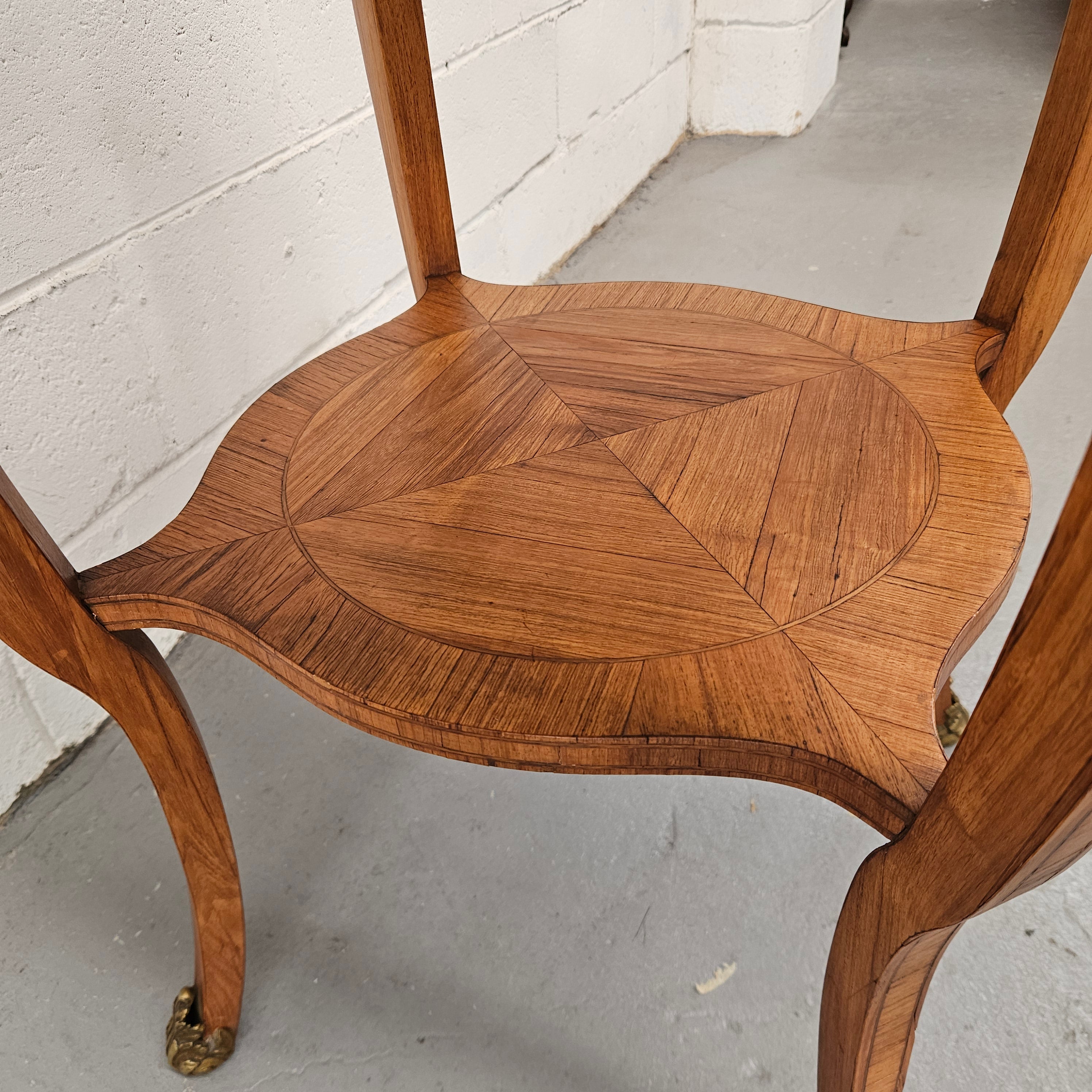 French Walnut Marble Top Circular Table | Antique & Vintage | Moonee Ponds Antiques | Australia Wide Delivery