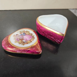 Limoges Trinket Heart Shape Box | Antique & Vintage | Moonee Ponds Antiques | Australia Wide Delivery