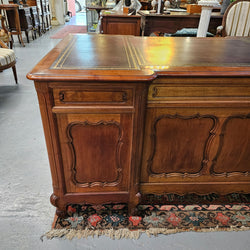 Stunning French Louis XV Style Leather Top Desk | Antique & Vintage | Moonee Ponds Antiques | Australia Wide Delivery
