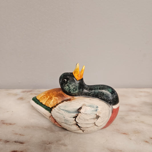 Vintage Duck Ornament Statue