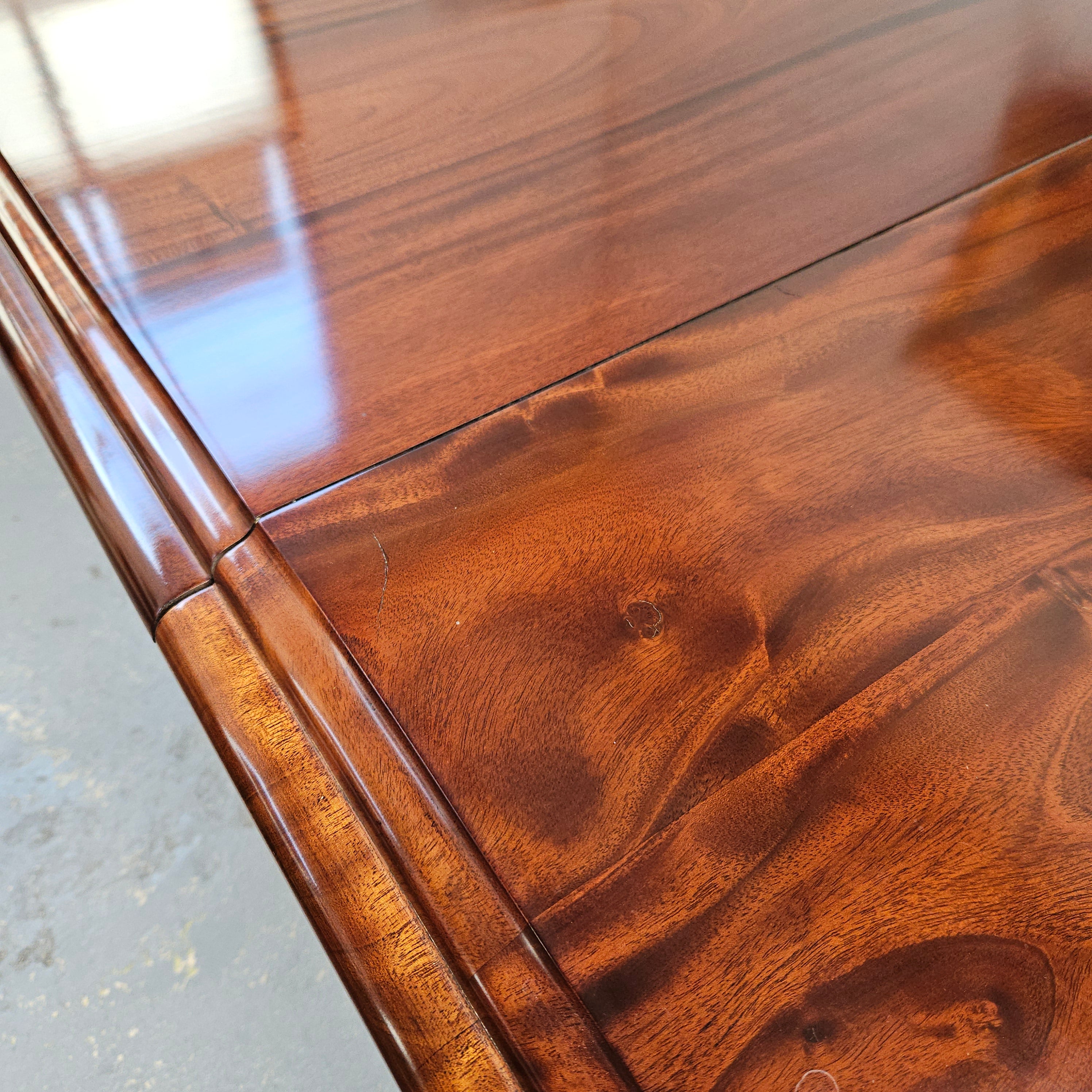 1980's Mahogany Reproduction Extension Table | Antique & Vintage | Moonee Ponds Antiques | Australia Wide Delivery